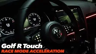 VW Golf R Touch | 0 - 139 MPH | Race ACCELERATION | CES 2015