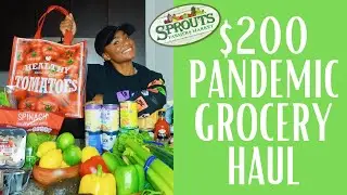SPROUTS GROCERY HAUL: PANDEMIC EDITION// Jeant&eacute; Godlock