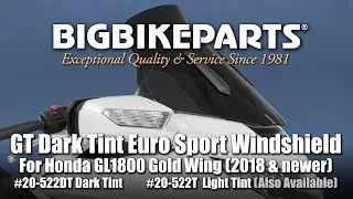 Ветровое стекло GT Euro Dark Tint для Honda GL1800 Gold Wing (2018-)