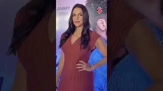 Absolutely Stunning! Neha Dhupia Rocking Those White Boots, Brown Outfit Like A Total Boss Lady N18S
