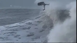 SURF Y BODYBOARD Hurac&aacute;n Priscila OLAS GRANDES EN PUERTO VALLARTA MEXICO 