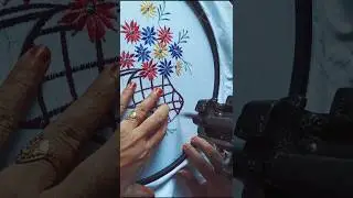 Easy embroidery flower bouquet 💐 | Embroidery Palette