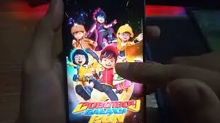 REVIEW DAN CARA BERMAIN GAME BOBOIBOY GALAXY RUN DI HP ANDROID