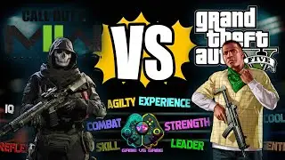 Ghost VS Franklin 🔥 COD MW2 & GTA 5 COMPARISON | Game Character Versus ⚔️
