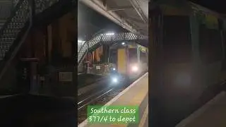 Southern class 377/4 to depot
