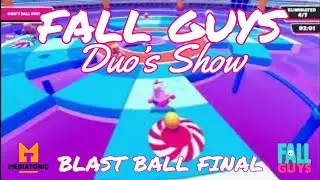 Fall Guys. &bull; Duo's Show win with a random bean. &bull; Blast Ball final. &bull; Teammate clinches the W. &bull; 🚻🏐🎉