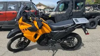 2023 Kawasaki KLR 650 Pearl Solar Yellow