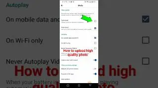 Facebook High quality story and photo upload settings 🤔😱💯2024