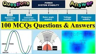 Power System Stability 100 MCQs Questions & Answers | Power System Stability MCQs Question & Answer