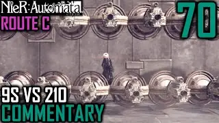 Nier Automata Walkthrough Part 70 - God Box: 9S Vs Operator 21O Boss Battle (Route C)