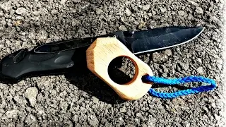 How To Make  Wooden Single Knuckle - EDC