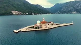 Montenegro 4K Drone | Our Lady of the Rocks & Saint George Island off of Perast