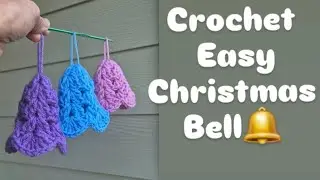 Crocheted christmas bell 🔔 ❤️   #christmas #christmasdecorations #christmasbell #crochet 