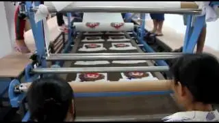 Roller textile printing calender machine T-shirt, curtian,pillow, bed sheet