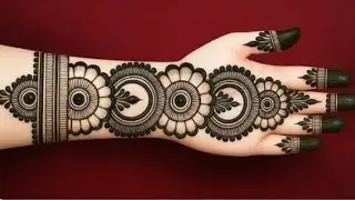 Very beautiful stylish front hand mehndi design | Easy mehndi design | Simple mehndi | Mehndi design
