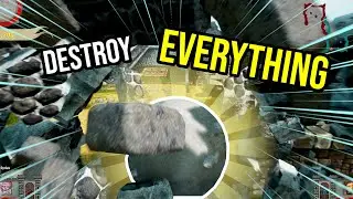 Destroying EVERYTHING in Rock of Ages 2!