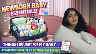 Newborn Baby Essentials 👶 | Hospital Bag Checklist | Must-Have Items for New Parents #malayalam 
