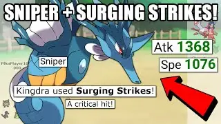SNIPER SURGING STRIKES KINGDRA IS BROKEN IN STABMONS! POKEMON SCARLET AND VIOLET | POKEMON SHOWDOWN