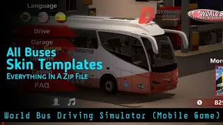 How To Download World Bus Driving Simulator Bus Skin Templates | Sourav Gaming