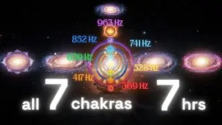[ Deep Sleep ] 7 Hours Black Screen 7 Chakras Healing | Kundalini Awakening | Chakra Alignment