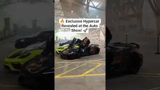 🔥 Exclusive Hypercar Revealed at the Auto Show! 🚀