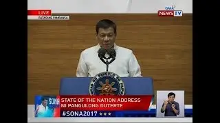 Ikalawang State of The Nation Address ni Pangulong Duterte