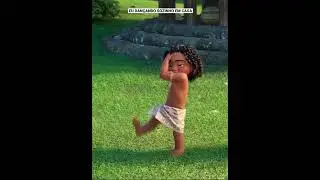 EU DAN&Ccedil;ANDO SOZINHO EM CASA - MOANA #shorts