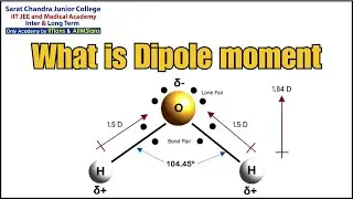 What is Dipole moment ? | Best IIT-JEE Long Term Coaching in Vijayawada | Sarat Chandra IIT Academy