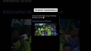 Jalebi Baby is the new Pakistani National Anthem?! #indvspak #cricket