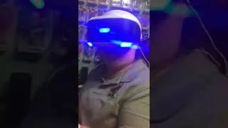 First time playing PSVR Until Dawn Rush of Blood
