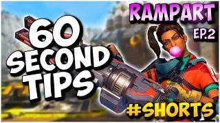 5 СОВЕТОВ ПО RAMPART ДЛЯ ЛЕГЕНД APEX МЕНЕЕ ЧЕМ ЗА 60 СЕКУНД! | ЭП.2 | #Shorts