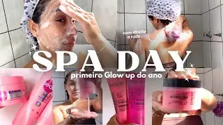 FIZ O PRIMEIRO SPA DAY DO ANO: Come&ccedil;ando 2026 com o Glow up | sobrancelhas, cabelo, depila&ccedil;&atilde;o ✨💕🥂 