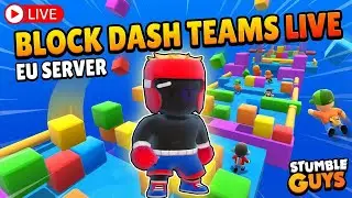 BLOCK DASH TEAMS LIVE | PLAYING WITH VIEWERS (EU SERVER