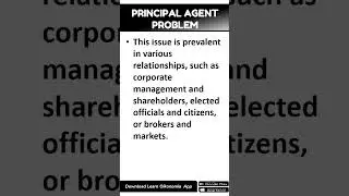 PRINCIPAL AGENT PROBLEM #PRINCIPALAGENT #learnoikonomia #economics #economicconcepts