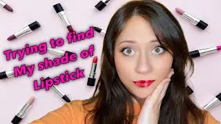 I tried on 33 shades of lipstick!