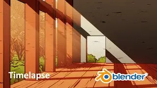 Blender Toon Style Render Timelapse