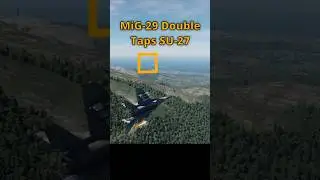 MiG-29 Shoots Down SU-27 #DCS #simulation