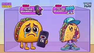 Merge fellas: 🔥New Update ITALIAN BRAINROT 24 vs ITALIAN BRAINROT 22 - MAX LEVEL BOSS 🚀