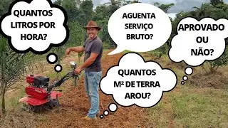 COLOCANDO O TRATORITO À PROVA - 800m² DE TERRA - SERÁ QUE AGUENTOU?