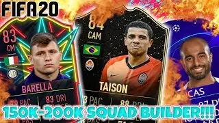 AMAZING 150K-200K HYBRID SQUAD BUILDER!!! | FIFA 20 SQUAD BUILDER