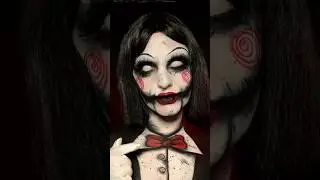 Billy 🩸 Jigsaw's puppet #halloween #halloweenmakeup #halloweencostume #saw #billythepuppet #jigsaw