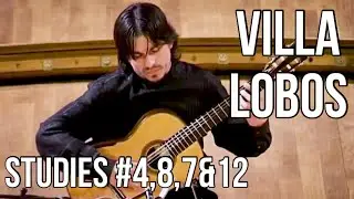 Heitor Villa-Lobos | Studies #4, 8, 7 & 12 | Artyom Dervoed