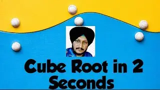 #CubeRootin2Secondsll#CubeRoot.