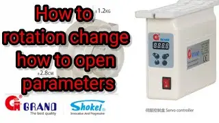 How to rotation change of Grand energy seving motor gmb1 and gmd1 how to open parameters of grand