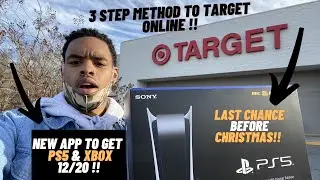 PS5 XBOX TARGET ONLINE 3 STEP  METHOD!! ( LAST CHANCE TO GET PS5 & XBOX BEFORE CHRISTMAS) NEW APP!!