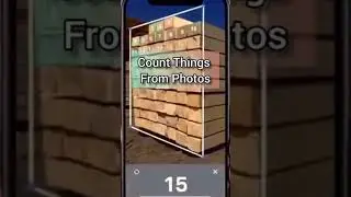 This app allows you to count things from photos using artificial Intelligence