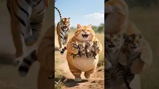 How This Cat Became a Bully！#funnycat #funnyvideo #catlover