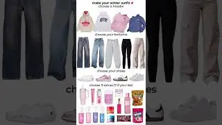 Choose your winter outfit❄️🌨️ #winter #outfit #chooseyouroutfit #fyp #shorts