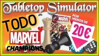 😱TODO Marvel Champions por MENOS de 20€😱 - Cómo usar TableTop Simulator - JUEGO DE CARTAS