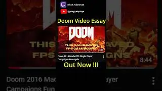 Exploration and Upgrades in Doom #pngtuber #doom2016 #bethesda #videoessay #gaming
